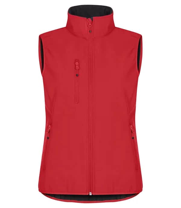 Classic Softshell Vest Women - Red