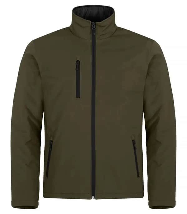 Padded Softshell Jacket - Fog Green