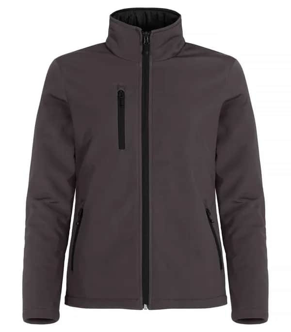 Padded Softshell Jacket Women - Dark Grey