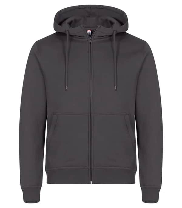 Miami Hoody Full Zip - Metal Grey