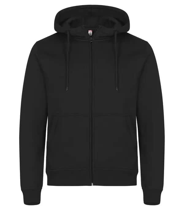 Miami Hoody Full Zip - Black