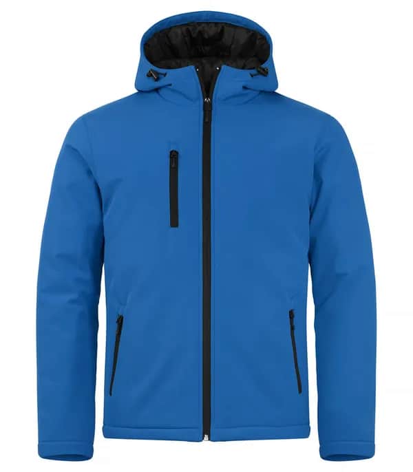 Padded Hoody Softshell - Royalblue