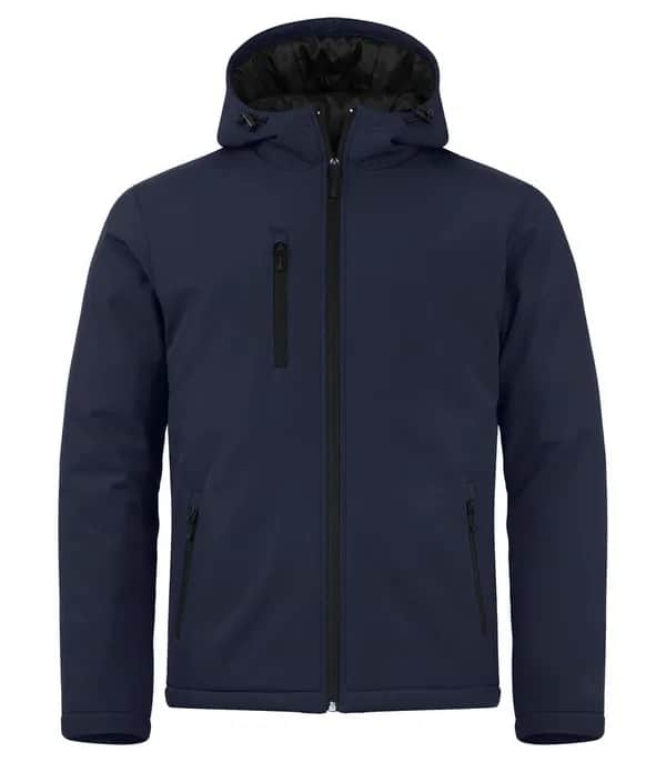 Padded Hoody Softshell - Dark Navy