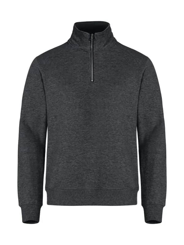 Basic Half Zip - Anthracite Melange