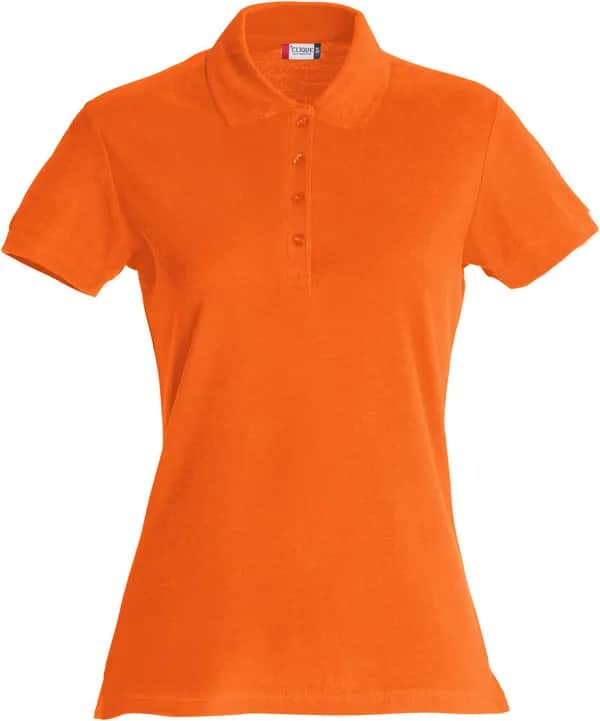 Basic Polo Women - Blood Orange