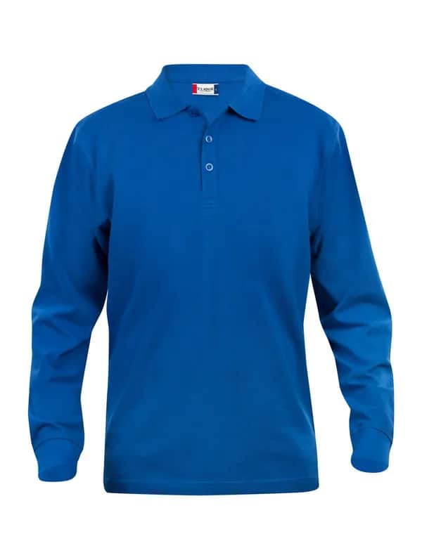 Basic Polo L/S Junior - Royal Blue