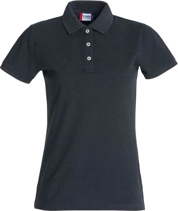 Stretch Premium Polo Women - Anthracite Melange