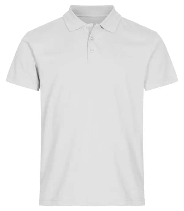 Single Jersey Polo - White