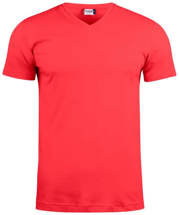 Basic-T V-Neck - Red