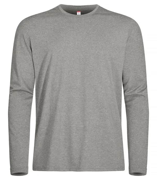 Basic Active-T L/S - Grey Melange