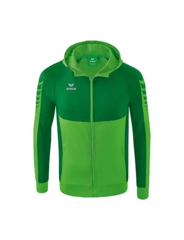 Six Wings Trainingsjacke mit Kapuze - Erwachsene - green/smaragd