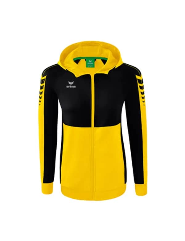 Six Wings Trainingsjacke mit Kapuze - Damen - gelb/schwarz