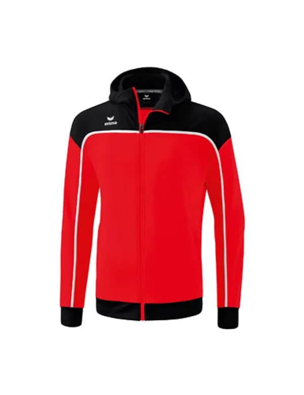 CHANGE by erima Trainingsjacke mit Kapuze - Kinder - rot/schwarz/weiß