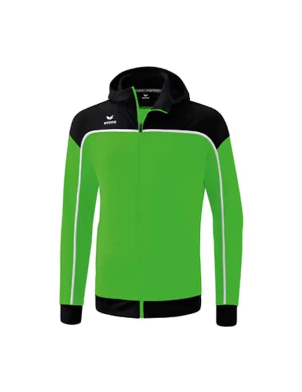 CHANGE by erima Trainingsjacke mit Kapuze - Erwachsene - green/schwarz/weiß