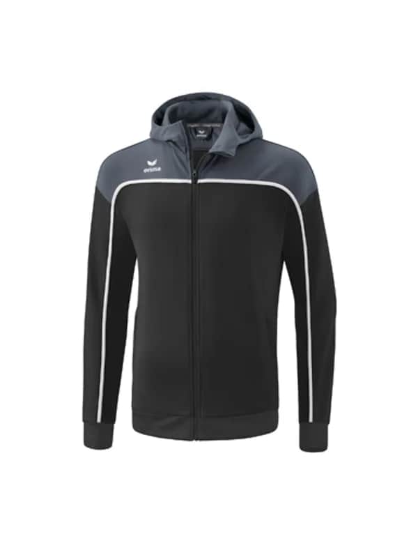 CHANGE by erima Trainingsjacke mit Kapuze - Erwachsene - black grey/slate grey/weiß