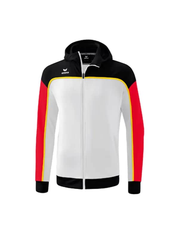 CHANGE by erima Trainingsjacke mit Kapuze - Erwachsene - weiß/schwarz/rot