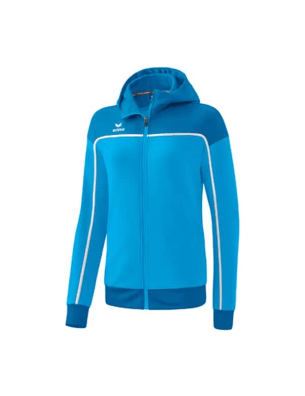 CHANGE by erima Trainingsjacke mit Kapuze - Damen - curacao/mykonos/weiß