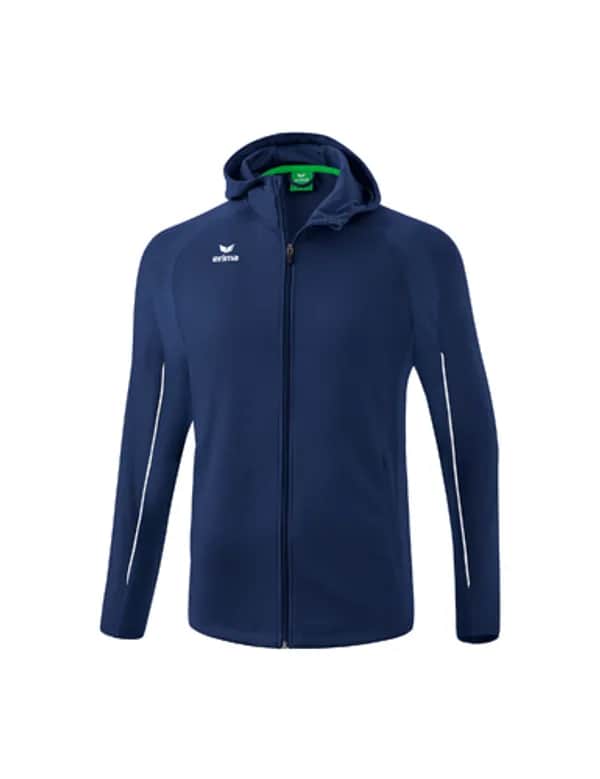 LIGA STAR Trainingsjacke mit Kapuze - Kinder - new navy/weiß
