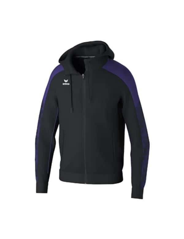 EVO STAR Trainingsjacke mit Kapuze - Kinder - schwarz/ultra violet