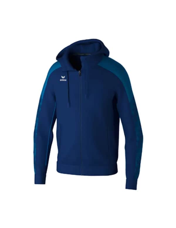 EVO STAR Trainingsjacke mit Kapuze - Erwachsene - new navy/mykonos blue