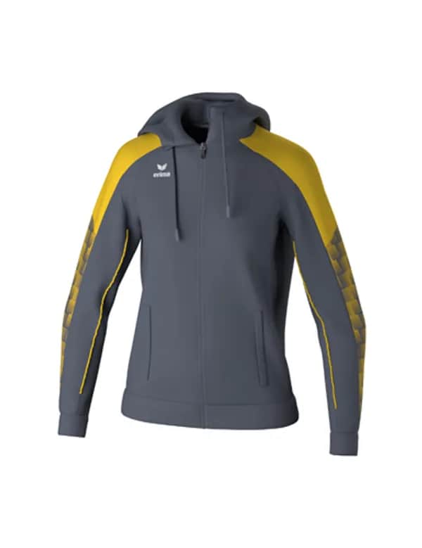 EVO STAR Trainingsjacke mit Kapuze - Damen - slate grey/gelb