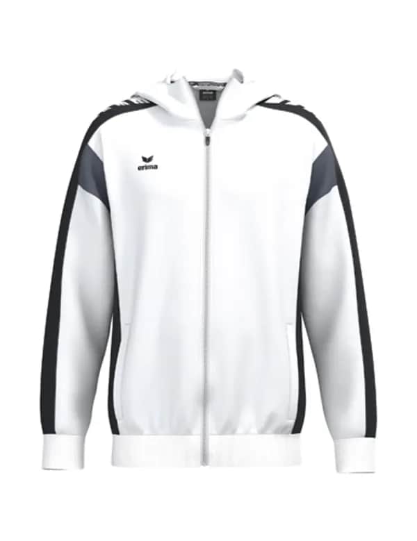 CELEBRATE 125 Training Jacket with hood - Kinder - weiß/schwarz