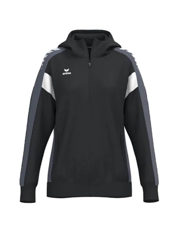 CELEBRATE 125 Training Jacket with hood - Damen - schwarz/slate grey