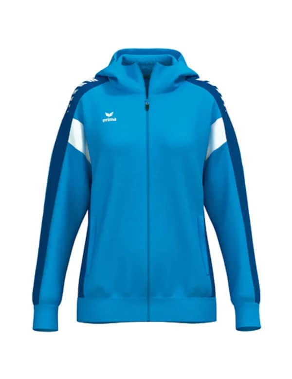 CELEBRATE 125 Training Jacket with hood - Damen - curacao/new royal