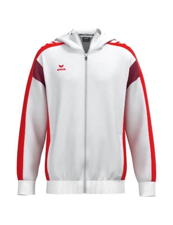 CELEBRATE 125 Training Jacket with hood - Kinder - weiß/rot
