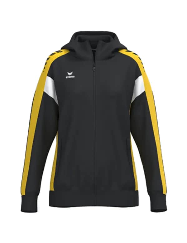 CELEBRATE 125 Training Jacket with hood - Damen - schwarz/gelb