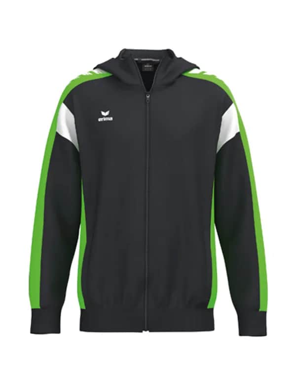 CELEBRATE 125 Training Jacket with hood - Erwachsene - schwarz/green gecko