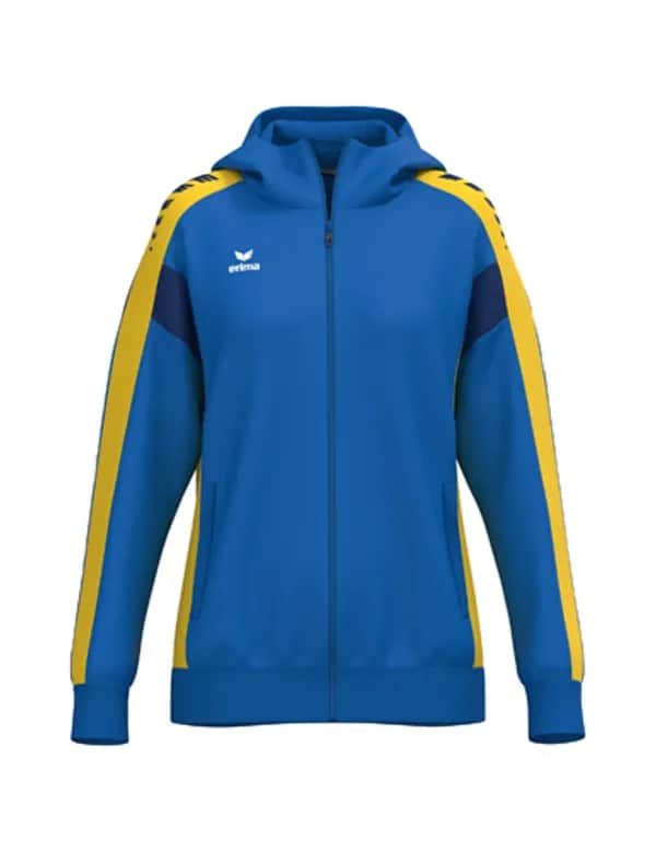 CELEBRATE 125 Training Jacket with hood - Damen - new royal/gelb