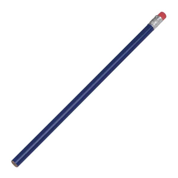 Bleistift mit Radiergummi STEFAN - blau
