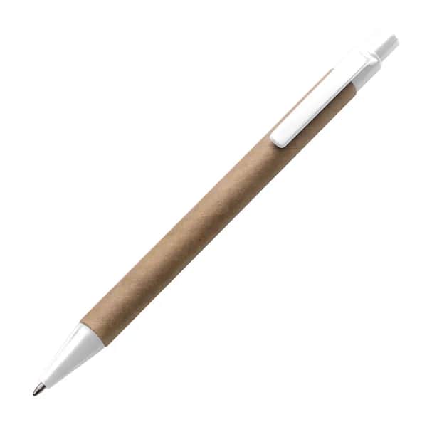 Kugelschreiber aus recyceltem Papier ROY - weiss