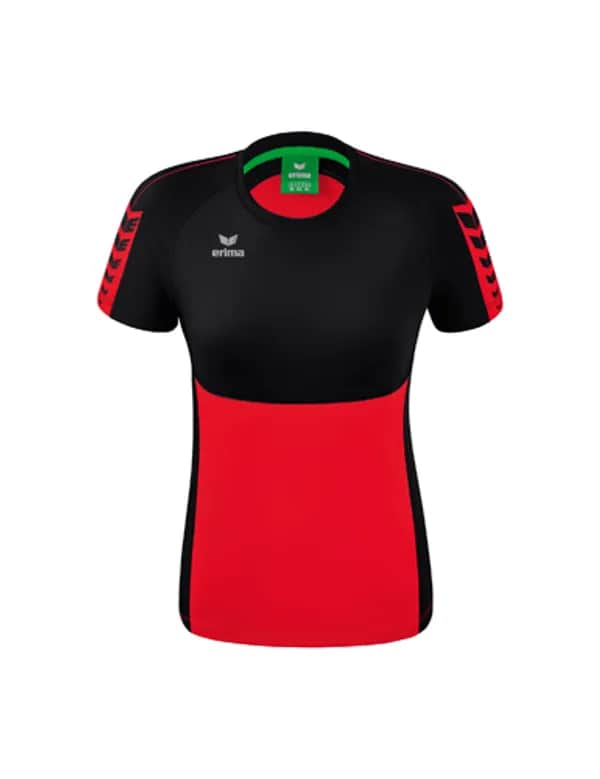 Six Wings T-Shirt - Damen - rot/schwarz