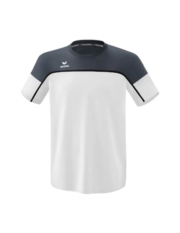 CHANGE by erima T-Shirt - Erwachsene - weiß/slate grey/schwarz