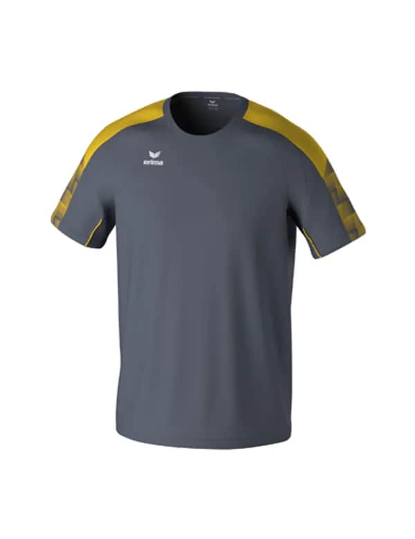 EVO STAR T-Shirt - Erwachsene - slate grey/gelb