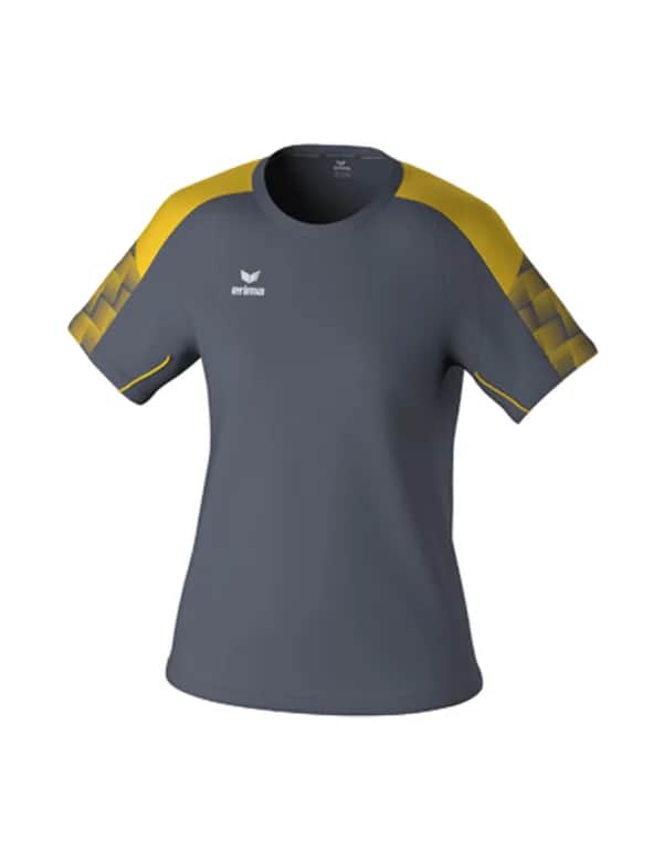 EVO STAR T-Shirt - Damen - slate grey/gelb