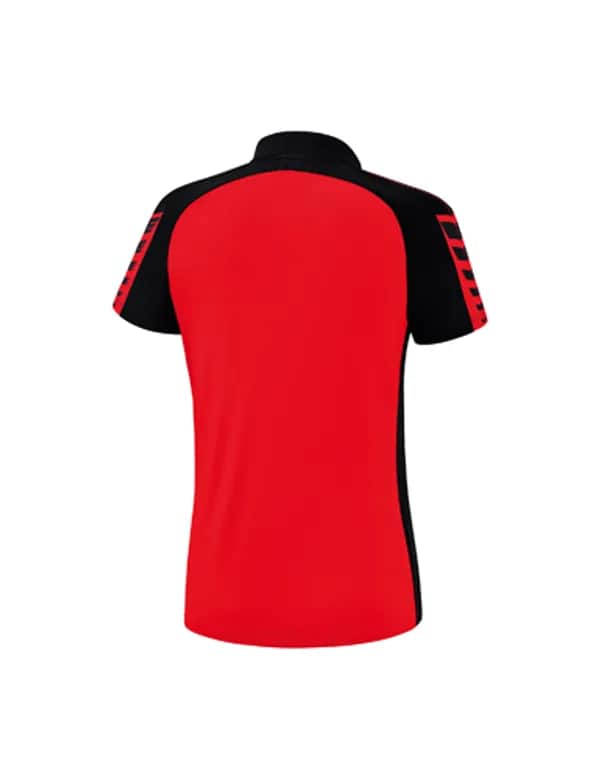 Six Wings Poloshirt - Damen - rot/schwarz
