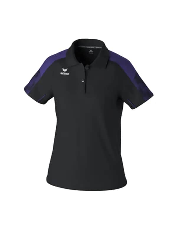 EVO STAR Poloshirt - Damen - schwarz/ultra violet