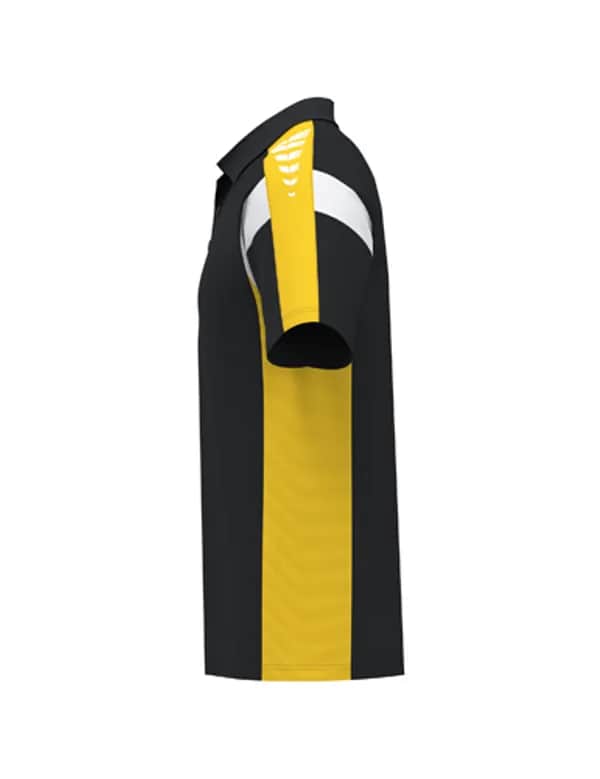 CELEBRATE 125 Poloshirt function - Unisex - schwarz/gelb