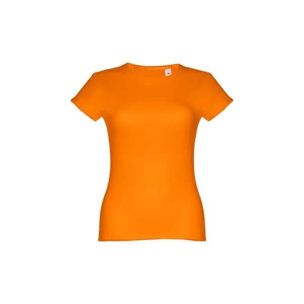 Tailliertes Damen-T-Shirt - THC SOFIA II - Orange