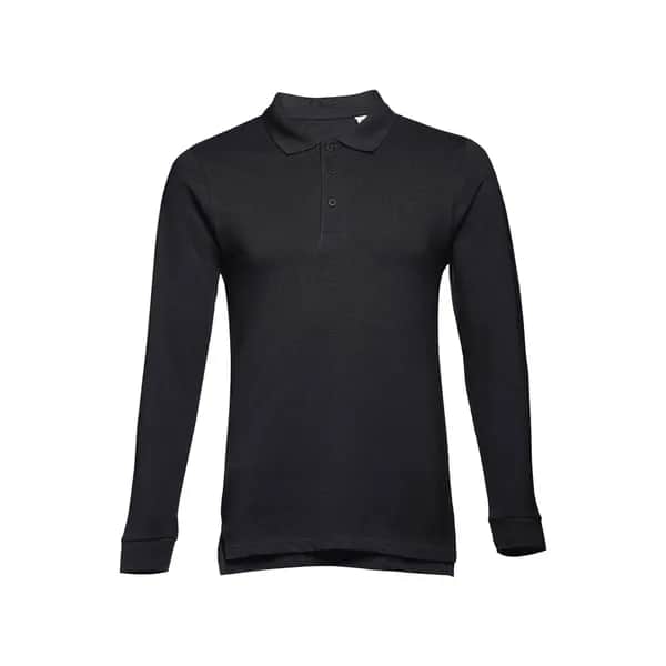 Herren Langarm-Poloshirt - THC BERN 3XL II - Schwarz