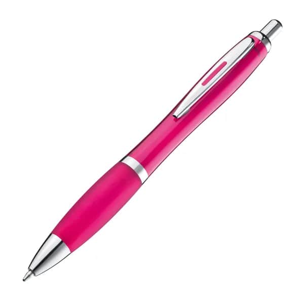Kugelschreiber mit farbig transparentem Schaft MELISSA - pink