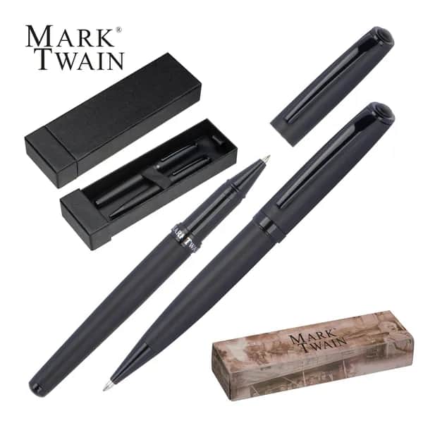 Mark Twain Schreibset ELKE - schwarz