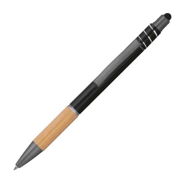 Fidget Kugelschreiber aus Aluminium MANUELA - schwarz