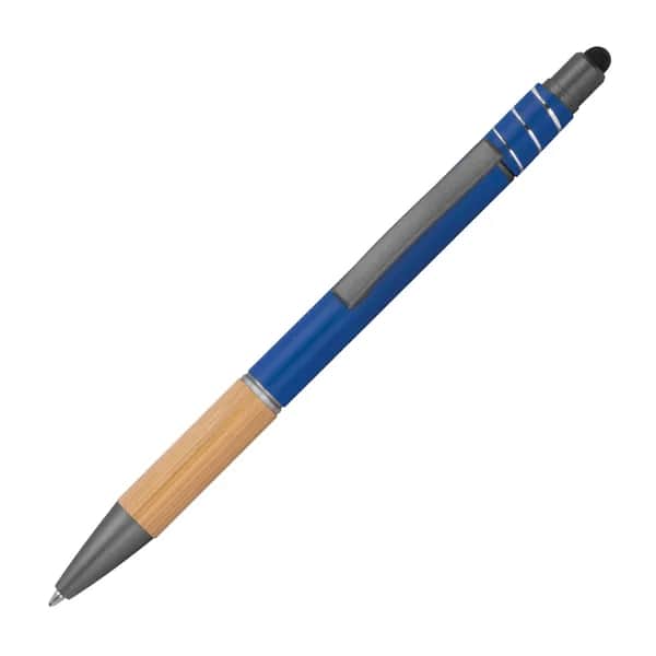 Fidget Kugelschreiber aus Aluminium MANUELA - blau