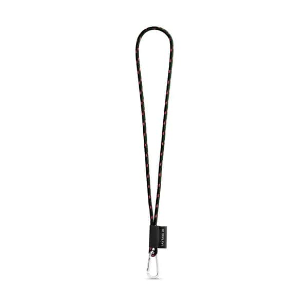 SET Lanyard NAUTIC Long (Ø 5 mm) mit 55 mm D-förmigem Karabiner - Nato Grün