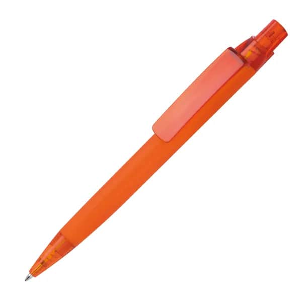 Gummierter Kugelschreiber ORLANDO - orange