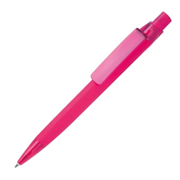 Gummierter Kugelschreiber ORLANDO - pink